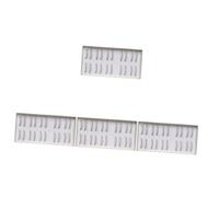 PAMINGONO 40pairs Practice False Eyelash Strips for Eyelash Extensions Training Natural and Curl Pre-adhesive for Easy Placement Mannequin