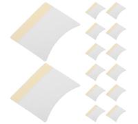 PAMINGONO 40pcs Eyelash Extensions Remover Cotton Pads for Makeup Remover and Eye Care, White Soft Cotton Rounds with Skin Protection, for Travel and Lash Extension Cleaning