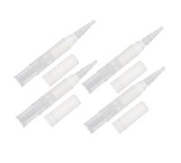 PAMINGONO 4ml Reusable Cuticle Oil Pen Set 4PCS with Brush Tip, Empty Essential Oil Tube for Nail Care and Eyebrow Growth, Twisting Manicure Pen for Precise Application