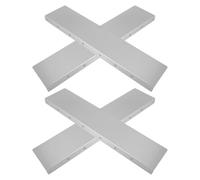 PAMINGONO 4pcs Aluminium Roof Gutter Guards with Splash Guards for House Roofs Designed to Keep Rainwater in The Gutter and Prevent Heavy Rain Damage to Foundation and Landscape