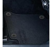 PAMINGONO 4pcs Black Plastic Floor Mat Retainers Clip Set for Car Carpet with Anti-slip Function Keeps Car Floor Mats Securely in Place for Interior Accessories