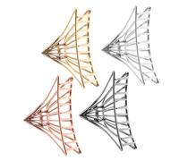 PAMINGONO 4pcs Bridesmaid Hair Clip Large Triangle Hair Clips for Women Secure Grip Stylish Alloy Material for Easy Styling