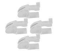 PAMINGONO 4pcs Bumper Clips Adjustable Boat Buoy Holders Heavy-duty Quick Release Pontoon Rail Cleats for Docking and Sailing Reinforced Grip Boat Dock Bumper Guards Compatible with Various