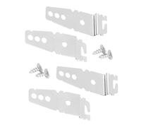 PAMINGONO 4pcs Dishwasher Side Brackets Mounting Plates Clips Repairing Parts for Dishwasher Fixing Bracket Countertop Support