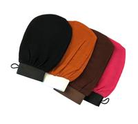 PAMINGONO 4Pcs Exfoliating Bath Gloves Soft Skin-friendly Shower Mitts for Men Women Portable Travel Use Mixed Colors