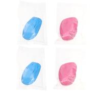 PAMINGONO 4pcs Hand and Footprint Keepsake Kit for Newborns, Non-Toxic Plaster Casting Molds with Pink and Blue Clay, Handprint Ornament Set for Shower and Days Celebration