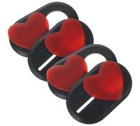 PAMINGONO 4pcs Heart Shape Laptop Webcam Privacy Covers Slide Abs Material Compatible with Phones Tablets Laptops Anti-spying Protector