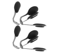 PAMINGONO 4pcs Integrated Metal Nose Bridge Pads for Sunglasses Replacement Screw-in Push-in Eyeglass Nose Piece Kits with Anti-Slip Grip Comfortable Cushioned Fit for Long-Term Use and