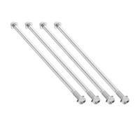 PAMINGONO 4Pcs M10 245Mm Front and Rear Off-Road Motorcycle Wheel Spindle Axle Bolt Nut Kit with Front Spindle Axle Spacers for Pit Dirt Bike Rear Replacement