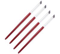 PAMINGONO 4pcs Nail Art Brushes Flexible Smooth Bristles Acrylic Painting Tools for Manicure DIY Nail Design Salon Use