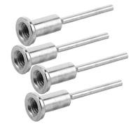 PAMINGONO 4pcs Polishing Machine Adapter Shaft Flexible Connecting Rod for Angle Grinder Drill Precision Tool for Car Waxing Buffing Polishing Tight Spaces