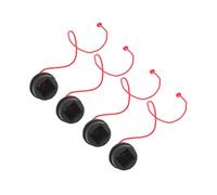 PAMINGONO 4Pcs Portable Pool Cue Chalk Holders Shock-absorbing Rubber Storage for Snooker Billiard Accessories Protecting Pool Table Chalk From Loss and Breakage