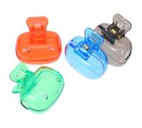 PAMINGONO 4Pcs Portable Travel Toothbrush Head Covers Plastic Protective Caps for Electric Brushes Lightweight Hygienic Holder in Gray Blue Red Green for Camping Business Trips