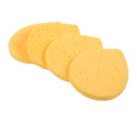 PAMINGONO 4pcs Reusable Facial Sponges Portable Exfoliating Cleansing Pads for Makeup Removal and Skin Care Soft Cellulose Design for Gentle Massaging for Home Use