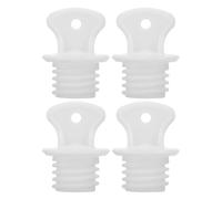 PAMINGONO 4pcs Rubber Hot Water Bottle Stopper Plugs Universal Fit Hot Water Bag Caps Replacement Sealing Lid for Home and Travel Use