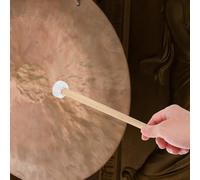 PAMINGONO 4pcs Small Gong Mallets Cotton Linen Wood Percussion Hammers for Chinese Traditional Instruments Professional Design for Enhanced Performance Random Color