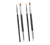 PAMINGONO 4pcs Stitch Makeup Brushes Double-sided Concealer Brush Makeup Sponge for Foundation Acne Concealer for under Eyes Portable Cosmetics