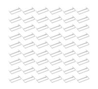 PAMINGONO 50pcs 2-Hole Metal Prong Fasteners with 80mm Hole Spacing, Silver Filing Clips for Document Storage, Office and School File Folder Fastener Accessories