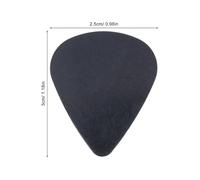 PAMINGONO 50pcs Black Celluloid Guitar Picks for Electric Bass Acoustic Ukulele Blank Plastic Plectrums for Strumming and Fingerstyle Professional Stage Appearance