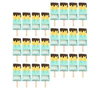 PAMINGONO 50pcs Ice Pop Candy Box Drawer Style Paper Ice Cream Shape Large Capacity Party Favor Box for Birthday Party Candy Gift Packaging