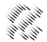 PAMINGONO 50pcs Micro Eyebrow Brush with Cap Small Eyebrow Applicator for Eyelash Extensions for Makeup Artists and Women