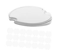 PAMINGONO 50pcs Plastic round Ring Display Holders for Jewelry Storage Rack, Lightweight and Improving Display Effectiveness, for Home Storage and Malls
