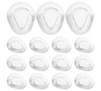 PAMINGONO 50pcs Soft Silicone Nose Pads Replacement Slip Nose Bridge Pads for Eyeglasses Sunglasses Plug in Pieces