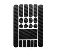 PAMINGONO 5pcs Carbon Fiber Black Bike Frame Scratch-Proof Stickers, Waterproof Cycling Protective Decals for Road and Mountain Bikes, Anti-Chafing Chain Guard Film for Bicycle Accessories
