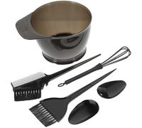 PAMINGONO 5pcs Hair Coloring Kit Hair Dye Tool Portable Reusable Plastic Set for Home and Professional Salon Use