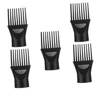 PAMINGONO 5pcs Hair Dryer Comb Nozzle High Temperature Resistant Blow Dryer Attachments for Salon Styling Reusable