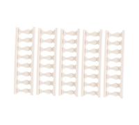 PAMINGONO 5pcs Miniature Dollhouse Fence Detailed Baluster Railing for Micro Landscape Decorative Tiny Handrail for Craft Projects Enhances Realism and Visual Appeal in Mini Garden Dioramas