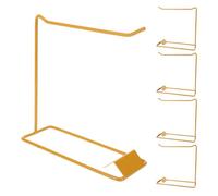 PAMINGONO 5pcs Nail Polish Sample Stick Display Stand Iron Metal Nail Art Color Chart Holder with Easy Assembly and Efficient Sample Organisation for Professional Salon Use