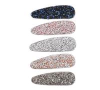 PAMINGONO 5pcs Rhinestone Hair Clips Barrette Set for Women, Creative and Comfortable Hair Accessories to Decorate Hairstyle, for Theme Party and Formal Occasions Random Color