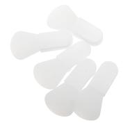 PAMINGONO 5pcs Silicone Facial Mask Brush Portable Makeup Spatula Soft Silicone Head Comfortable Application White for On-the-go Skincare Routines and Professional Use