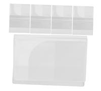 PAMINGONO 5pcs Travelers Passport Cover Card Slots RFID Blocking Vertical Badge Holder Boys and Girls-Friendly