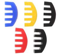 PAMINGONO 5pcs Violin Practice Mute Rubber Bridge Protector for Concerts and Orchestra Use Easy to Install Compatible with Various Violins for Beginners and Professionals Multi-color Design