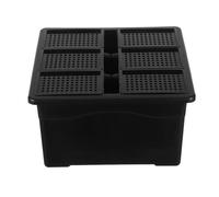 PAMINGONO 6 Pcs Hydroponics Growing Tray Set 96-Cell Seed Starter Planter Containers for Indoor Gardening Laboratory Hydroponic Planting and Seed Germination