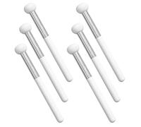 PAMINGONO 6 Pcs Mushroom Sponge Concealer Brush Set for Makeup, Lightweight and Skin-friendly Wood Handle Face Brushes, for Outdoor and Family Use Concealer Application