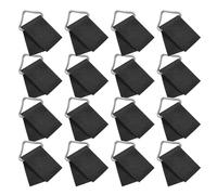 PAMINGONO 60 Sets Trampoline Triangle Buckles for Webbing Mat Repair and Replacement Heavy Duty Galvanized Steel V-rings for Professional Safety and Effortless Trampoline Maintenance
