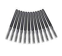 PAMINGONO 60pcs Portable Eyebrow Brushes Caps Brow Grooming Tools for Eyelashes and Eyebrows for Travel and Daily Use