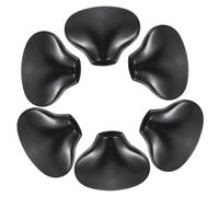 PAMINGONO 6Pcs Black Zinc Alloy Guitar String Tuning Pegs Replacement Caps Sturdy Guitar Handles Practical Tuner Machine Heads for Enthusiasts and Beginners