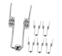 PAMINGONO 6pcs Curling Iron Rod Replacement Springs DIY Hair Curling Spring Accessories Metal Replacement Silver