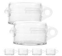 PAMINGONO 6PCS Emergency Stop Button Covers Dustproof Protective Caps for Stop Button Protection Signal Protectors Suitable for Industrial Safety Use