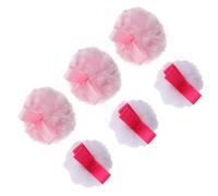 PAMINGONO 6Pcs Facial Makeup Puff round Cotton Powder Sponges Portable Cosmetics Puff Tool Gentle Sensation Not Easy to Break for Women and