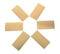 PAMINGONO 6pcs Golden Humbucker Pickup Spacers for Electric Guitar Double Coil Coil Gaskets Replacement Repair Plastic Mounting Rings for Enhanced Sound Dynamics