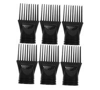 PAMINGONO 6pcs Hair Dryer Comb Nozzle Attachments for Professional Styling High-temperature Resistant Hairdressing Tools for Straightening and Detangling