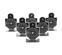 PAMINGONO 6pcs Metal Training Targets Set with Safe Design and Educational Tool, Suitable for Indoor and Multiplayer Games Practice