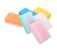 PAMINGONO 6pcs Sensory Training Brush Set Soft Sponge Scrub Bath Tool for Gentle Tactile Development Early Learning Massage Brushes for Hand Washing and Bathing