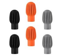 PAMINGONO 6pcs Silicone Drumstick Silent Cover Dampener for Drum Noise Reduction Pads Practice Mute Accessories for Sound Control