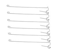 PAMINGONO 6Pcs Stainless Steel Air Plant Hooks Air Plant Planter Holders for Balcony Wall Hanging Tillandsia Display Practical and Easy to Use